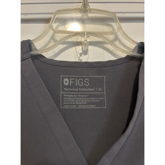Figs Scrub Set Technical Collection Womens Catarina Top XL /Pants XL  T Gray - Picture 3 of 11